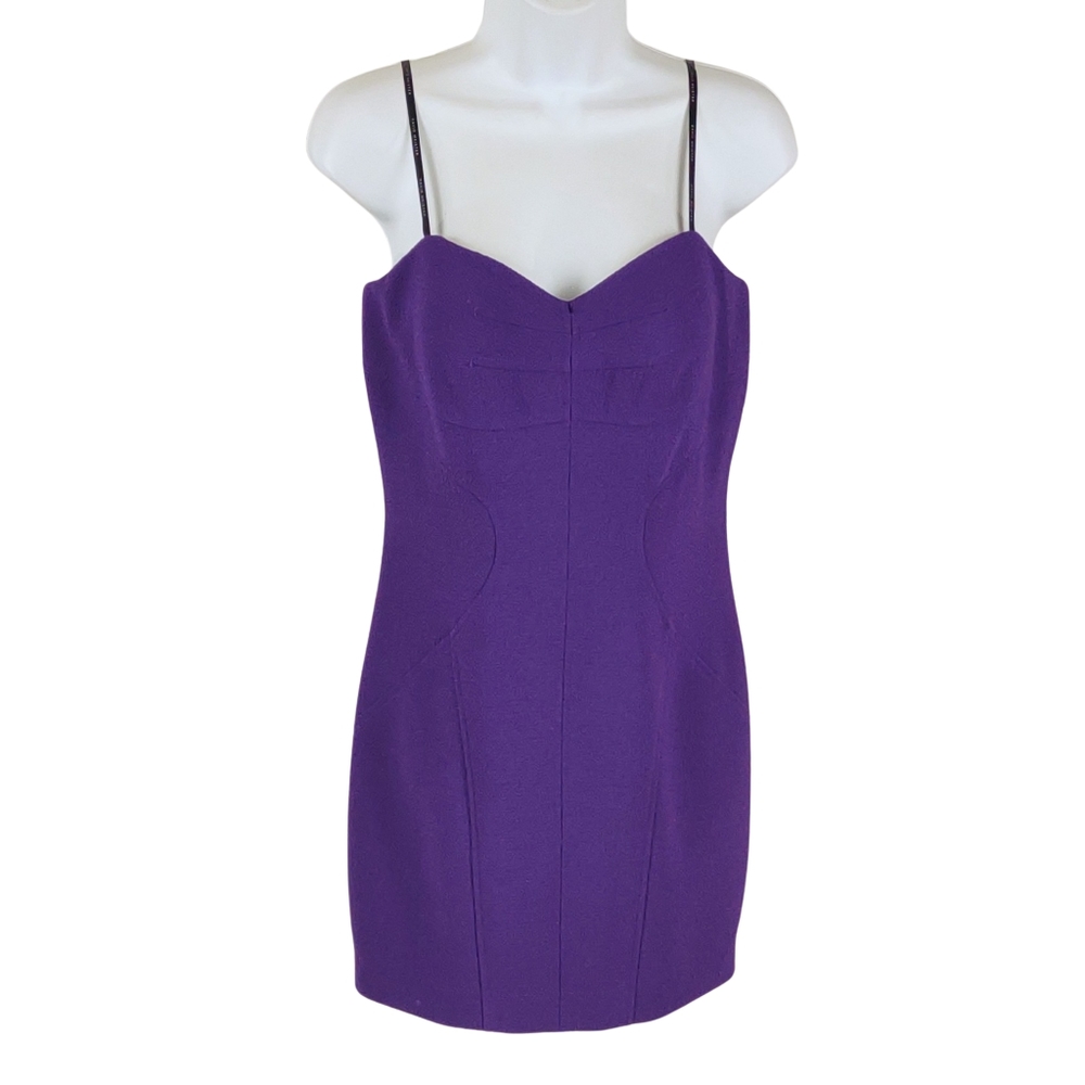 David Meister strapless purple dress Clearance!